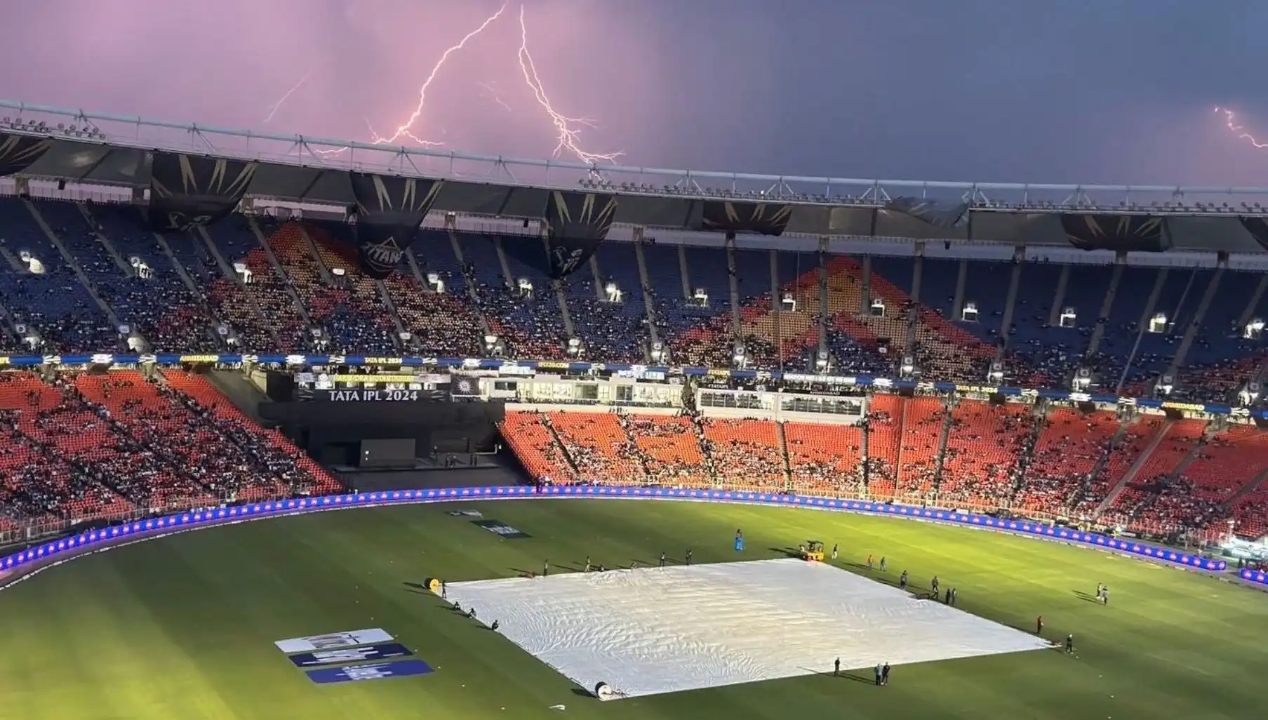 Will Rain Abandone KKR Vs SRH Qualifier 1 IPL 2024 Match? Narendra Modi Stadium's Weather Report 